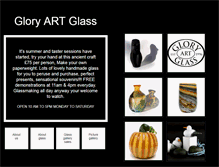 Tablet Screenshot of gloryartglass.com